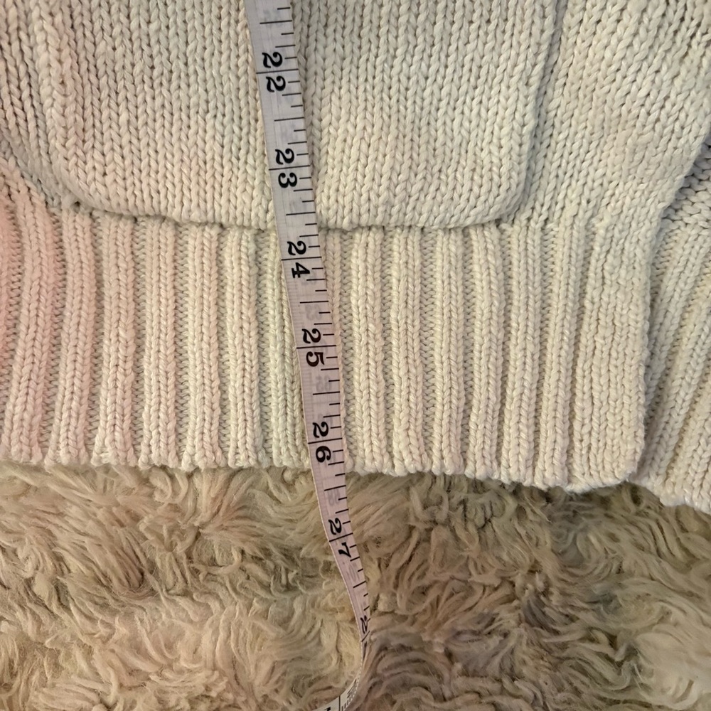 Quince Ivory Cotton Linen Relaxed Cardigan - Picture 11 of 12